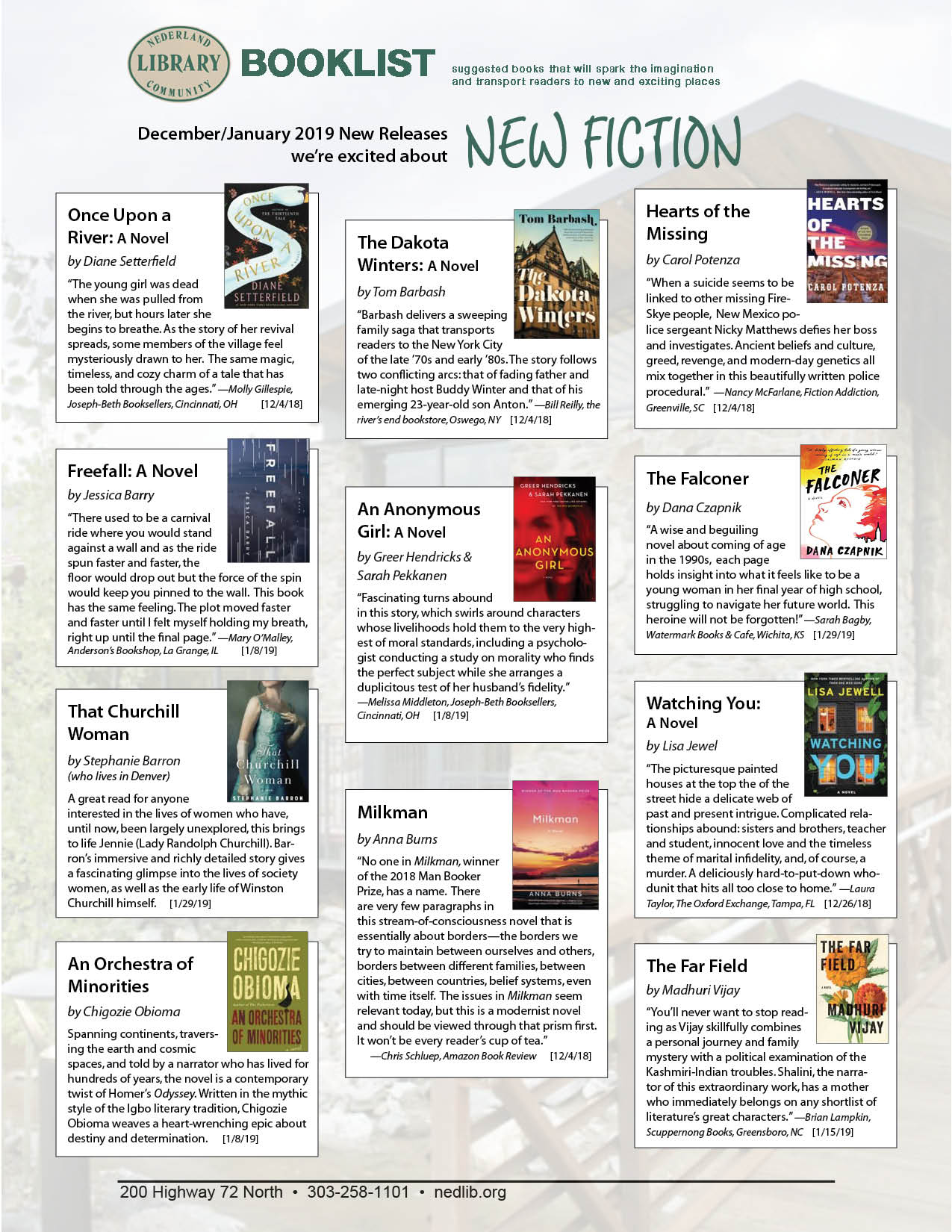 Fiction New Releases