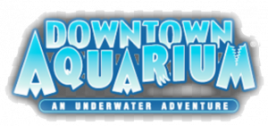 Logo for Downtown Aquarium, an underwater adventure