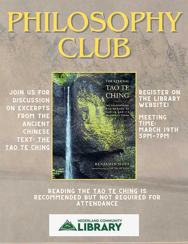 Philosophy Club: March 19