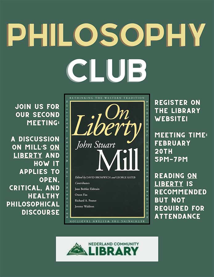 Philosophy Club Feb. 20