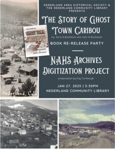 flyer for Book Release party with historic photos