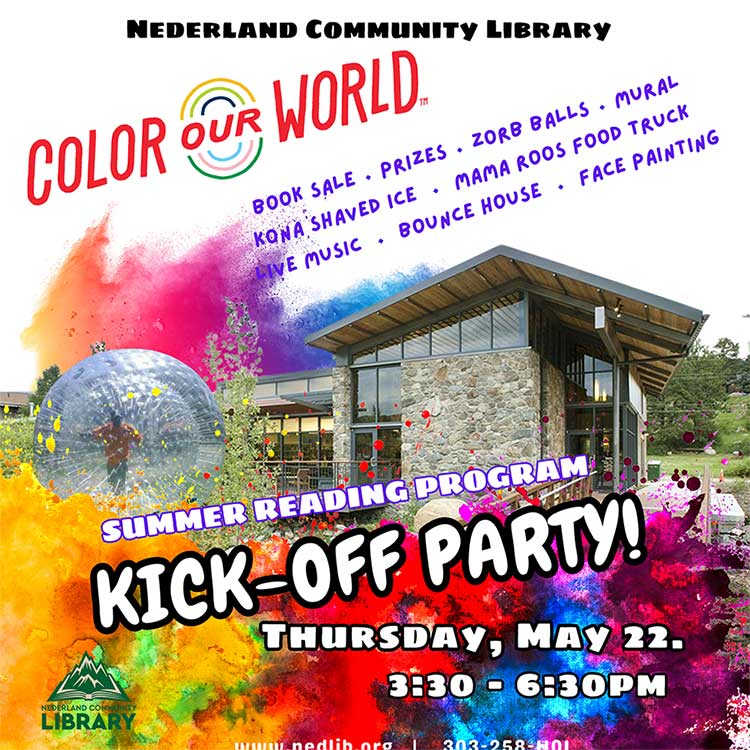 flyer for Color Our World kick-off party