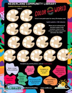 Adult paint palette sheet