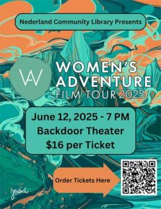 flyer for Womens Adventure Film Tour
