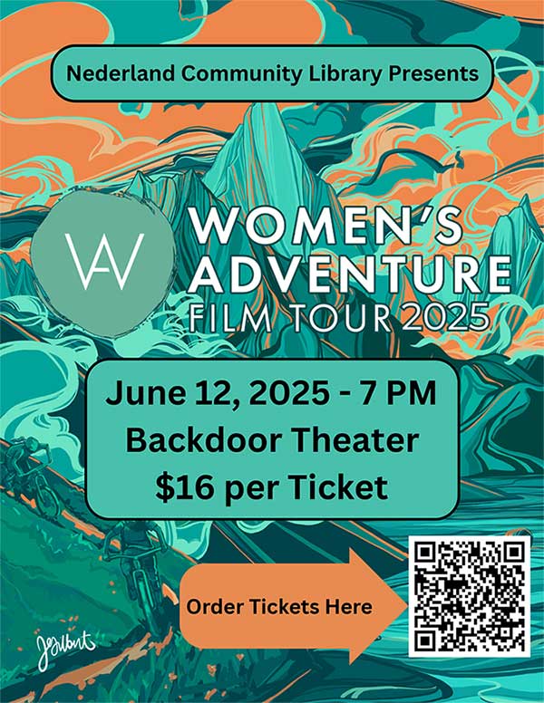 flyer for Womens Adventure Film Tour