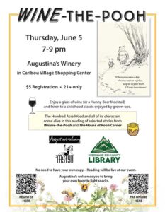flyer for Wine-the-Pooh