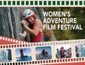 part of Women's Adventure Film Festival flyer