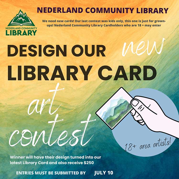 Flyer for Design Our Library Card