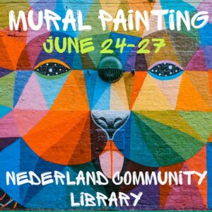 flyer for Mural Painting at the Library