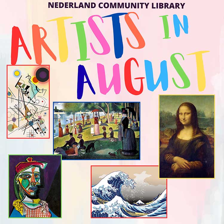 graphic for Artists in August