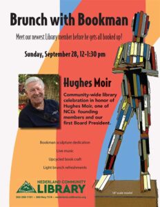 Flyer for Brunch with Bookman event