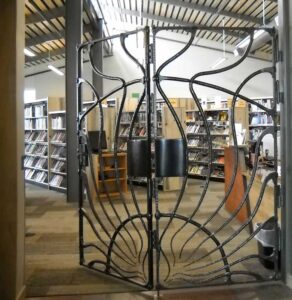 photo of metal gate