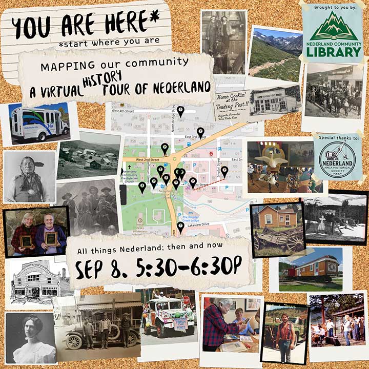 Flyer for You Are Here event on Sept. 8