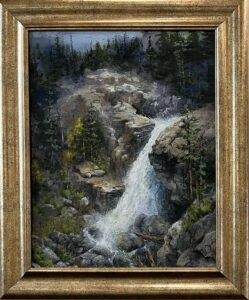 Painting of waterfall by Michelle Dick