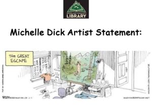 Michelle Dick Artist Statement, image by George Blevins