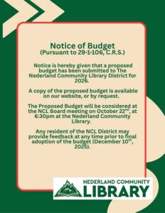 Notice of Budget image