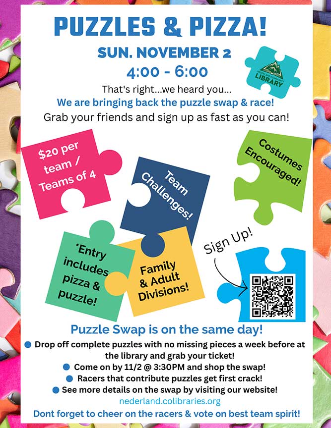 flyer for Puzzle Race Swap