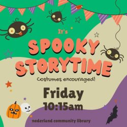 Flyer for costume storytime