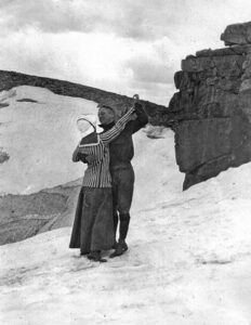 photo of couple dancing on Arapaho glacier
