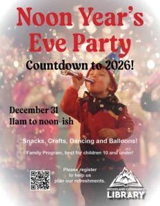 flyer for Noon Year's Eve Party