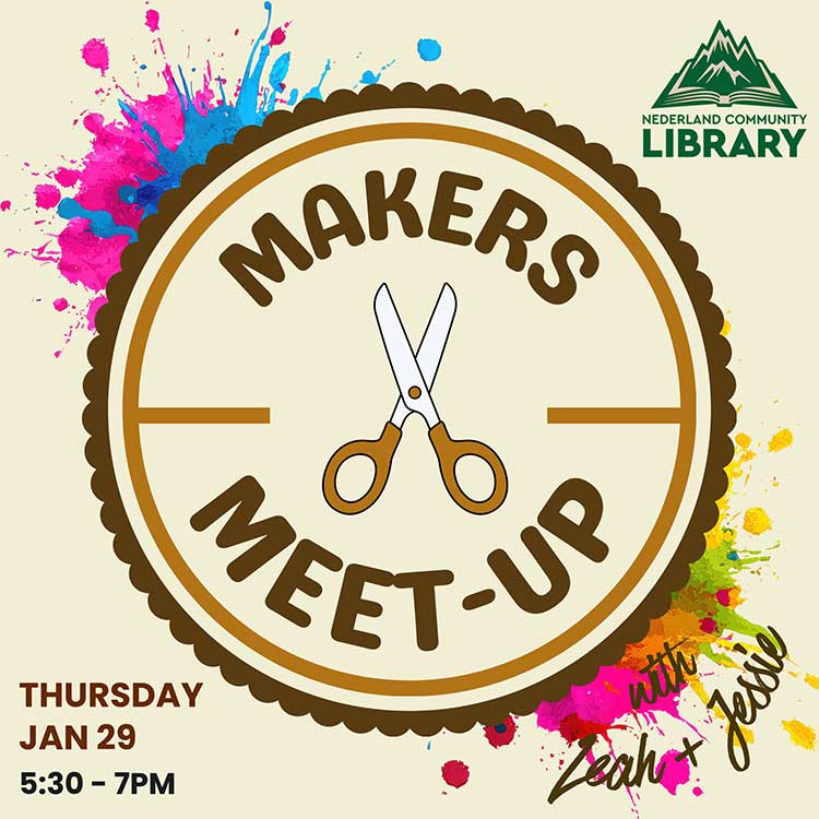 flyer for Adult Makers Meet-Up