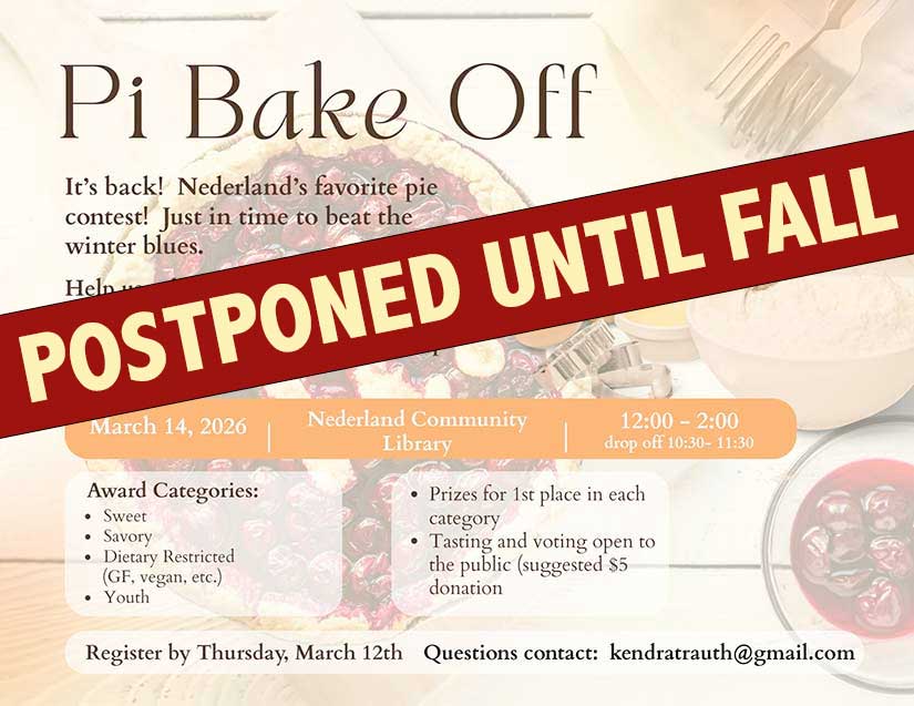 image for Pie Bake Off postponed