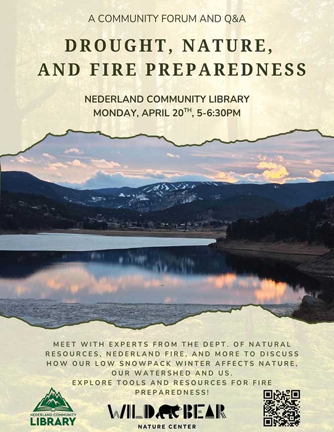 flyer for Drought, Nature, and Fire Preparedness meeting