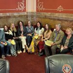 photo of students and library supporters in Denver.
